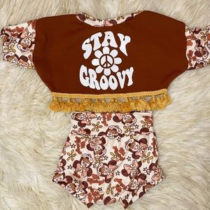 Stay Groovy Minnie Mouse Set 3-6 Months